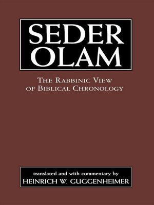 cover image of Seder Olam